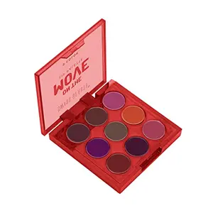 Swiss Beauty On the Move Pigmented Lip Palette | Matte Finish | Travel Friendly |Bold Shade 5g |