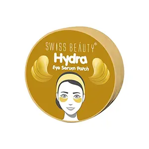 Swiss Beauty Hydra Eye Serum Patch| Treats Dark Circles Fine Lines And Wrinkles | Enriched With Collagen And Aloe Vera Extract | Shade -Gold 60 Pcs|