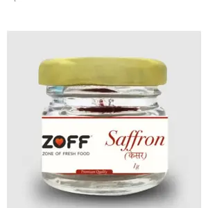 Zoff SAFFRON Pure Kashmiri Mongra Kesar Value Pack Grade A++ for Women Pooja Biryani Tilak Milk and Skin | 1gram |
