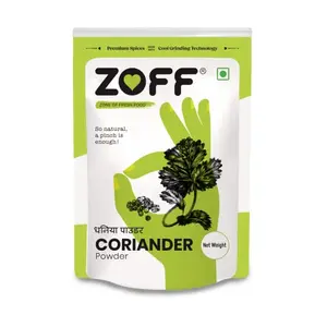 Zoff Coriander Powder | Quality Dhaniya Powder Naturally Processed from Farm Picked Fresh Coriander Seeds | 500GM | Pack of 4 |