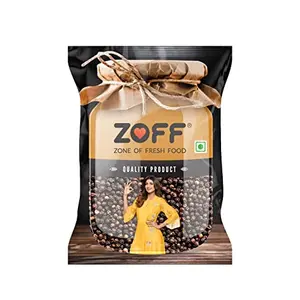 Zoff | Whole Black Pepper | Kali Mirch | Naturally Processed from Farm Picked Fresh Natural Seeds | 250 Gm |