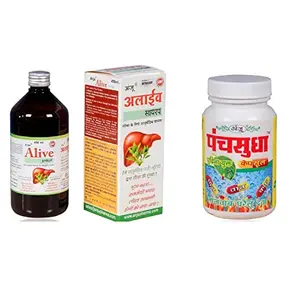 ANJU PHARUTICAnju Alive Syrup (450 ml x1) + Anju Panchsudha Caps. (100 Caps x1)
