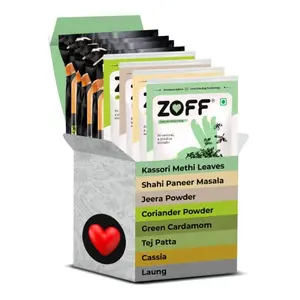 Zoff Paneer Starter Spices Kit | Exotic Spices Blend No ed Colour & No ed Pure Natural & Fresh Masala for Cooking Pack of 11