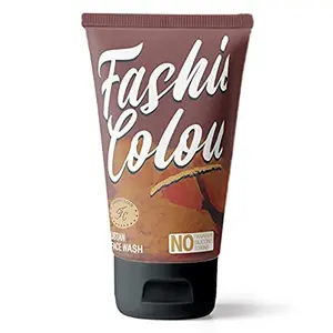 Fashion Colour Ubtan Face Wash For Deep Cleansing and Brightening With Almond Turmeric and Neem Extract (130g)