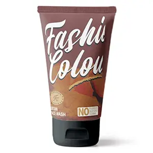 Fashion Colour Ubtan Face Wash For Deep Cleansing and Brightening With Almond Turmeric and Neem Extract (25g)