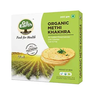 Go Earth Organic Methi Khakhra 200gm