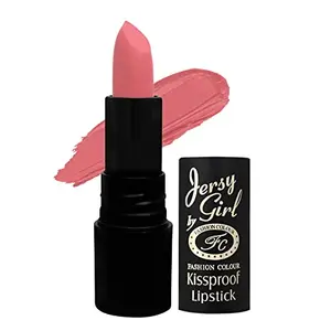 Fashion Colour Jersy Girl Kiss proof Waterproof Long Lasting Matte Lipstick (Warn k)