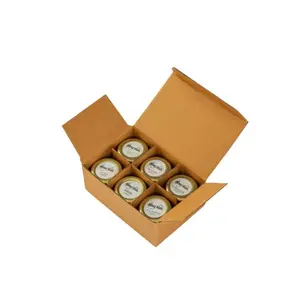 HoneyVeda 100% Natural Unprocessed Taster Pack Honey - 6 Natural Flavours Mini Sized Bottles - Perfect Sampler