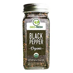 Geo-Fresh USDA Certified Organic Black Pepper 60 g
