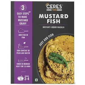 Ceres Foods Bengali Mustard Fish Instant Liquid Masala |Shipped Fresh |Fish cooking paste|Curry Paste| Curry Mix | Ceres Foods Mustard FishReady to Cook Gravy |MustardReady to Cook Gravy|Masala|Meat Masala|Mustard |MustardPaste| Bengali Recipe | Bengali M
