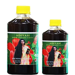 Adivasi Mysure Ayurvedic Herbal Hair Oil for Hair Growth & Anti Hairfall Control 750ml (Basically Made By Pure Adivasi Ayurvedic Herbs)