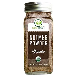 Geo-Fresh Organic Nutmeg Powder 50g - USDA Certified