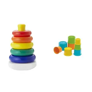 Fisher-Price Brilliant Basics Rock-a-Stack & Fisher Price Stacking Cups