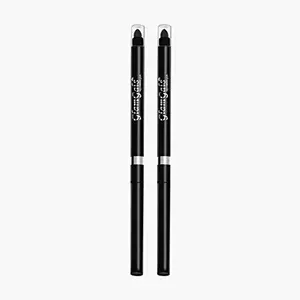 GlamGals HOLLYWOOD-U.S.A Retractable extreme black Pencil Pack of 2