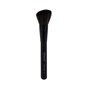 GlamGals HOLLYWOOD-U.S.A Black Large Angled Cotouring Brush (Pack Of 1)