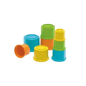 Fisher-Price Plastic Stacking Cups ( Multicolor ) (8 pieces)