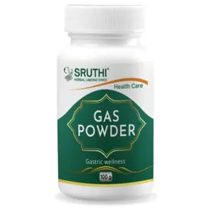 Sruthi Herbal Powder | 100% Natural & Ayurvedic Powder | Bloating Acidity & | Improves Health & Bowl Movement | Pack of 1 (100 gms)