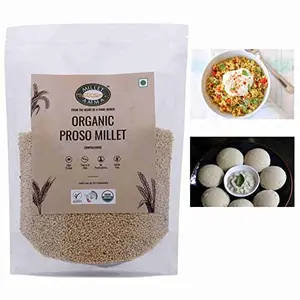 Millet Amma Unpolished Organic Proso Millet | 1 Kg Pack | (Pi| Pani Varagu | Cheno | Chena | Barri) | Rich in Fibre Than Rice | Dietary fibre High Protein free