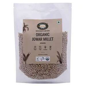 Millet Amma Unpolished Organic Jowar Millet Grains | 2 Kg ( 1kg x 2 Packs) | Great Healthy Breakfast and Diet Food | Helps for Management | Rich In Calcium ManganeseProtein Fibre and Copper