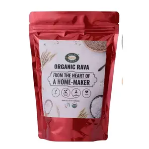 Millet Amma Organic Millet Bajra Rava - 1 Kg (500g x 2 Packs) | (Kambu Sajje Sajja Bajri Kambam) | Rich in Protein | Suitable for Multiple Millet Recipes