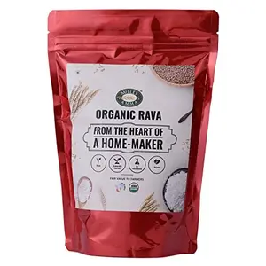 Millet Amma Organic Khapli Wheat Dalia - 1 Kg | 100% Vegan & Friendly | No | Porridge | Rich In Vitmains And Miner| Good Source Of Proteins And Dietary Fibers Pack Of 1