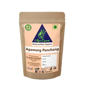 AJ AGRI EXPORTS Apamarg Panchang - Latjeera - Latjira - Apamarka Panchang - Chirchita - Achyranthes Aspera - Prickly Chaff Panchang (100Gram)