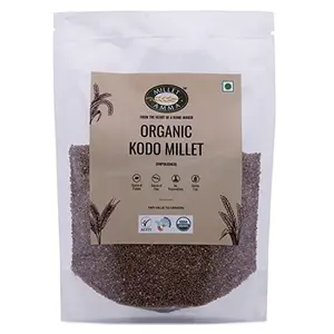 Millet Amma Unpolished Organic Kodo Millet Grains | 1 Kg Pack | (Arikelu | Hark | Varigu | Kodra | Varagu ) | Rich in Fibre Than Rice and High Protein | Suitable for Multiple Millet Recipes ( Millet Pulao  Idly Dosa )