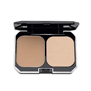 GlamGals HOLLYWOOD-U.S.A 2 in 1 Two Way Cake Compact Makeup + Foundation SPF 1510g (Brown)