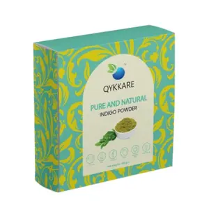 QYKKARE Premium Indigo Leaf Powder (Pure) Natural Hair Colorant (100Grams)