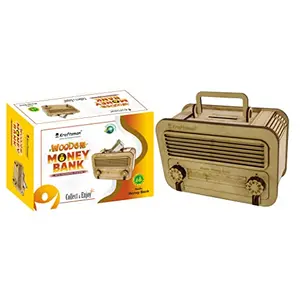 Kraftsman Wooden Money Banks for and Adults (Radio Style)