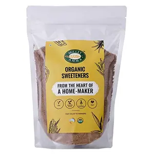 Millet Amma Organic Jaggery Powder - 1kg | Loaded with Minerand Anti| Natural Sweetner | No Artificial Colours | No ed | Good for 