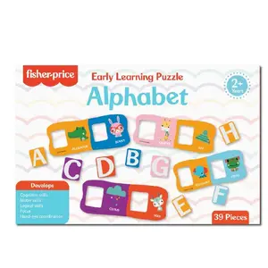 Fisher-Price Early Learning Alphabets Puzzles - 39 Pieces Alphabet Matching Puzzles for Age 2+ Years & Above