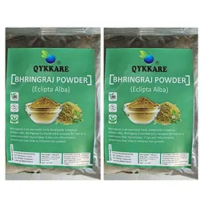 QYKKARE Bhringraj Powder for Hair growth 200 GM (100gm x 2)