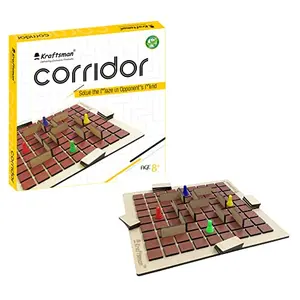 Kraftsman Wooden Corridor Board Game | 2-4 Players Board Game for All Age Groups