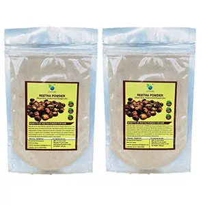 QYKKARE Premium Reetha Powder 100% Natural - Pack of 2(100gm x 2)