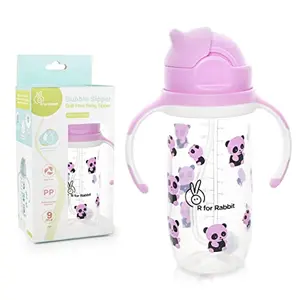 R for Rabbit Premium Bubble Sipper |10 fl oz | Anti Spill Sippy Cup with Soft Silicone Straw BPA Free & Non Toxic/of 9+ Months - (300 ml k)
