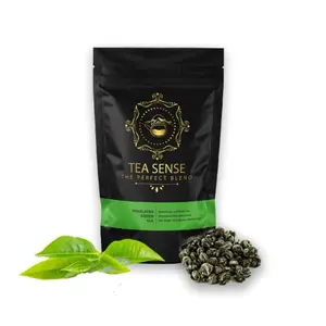 TEA SENSE Green Tea | Loose Leaf | 100g | Long Leaf Organic Darjeeling Green Tea | Brew in 2-3 Minutes | 50+ Cups