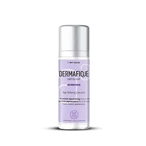 Dermafique Age Defying Face Serum moisturizer for All Skin Types Hydrated glowing Skin s uneven Skin Tone Corrects pigmentation Anti-ageing Serum Plan Stem Cell technology (30 ml)