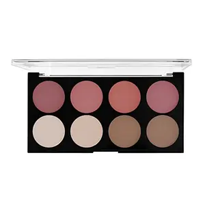 MARS Fantasy Face Palette with BlushesHighlighters and Bronzer| Highly Pigmented & Long Lasting | Face Makeup Kit (20g) | Shade-01