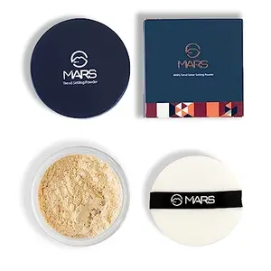 MARS Trend Setting Loose Powder | Light& Long Lasting | Ultra Fine Setting Powder for Face Makeup (8.0 gm) 01-Banana
