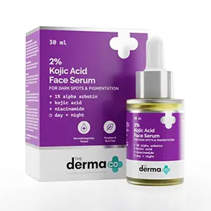 The Derma Co 2% Kojic Acid Face Serum With 1% Alpha Arbutin & Niacinamide For Dark Spots & Pigmentation 30ml