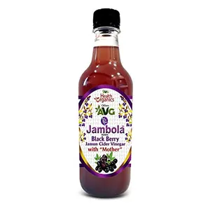AVG Health Organics Jambola- Jamun Vinegar with Mother Natural & Unfiltered- 500 ml