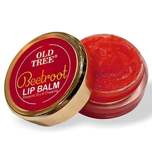 Old Tree Beetroot Lip Balm (8g) - Moisturizing Lip Balm for Dry and Chapped Lips with Spf 20 - Both Women and Men