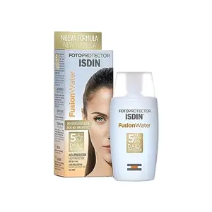 PALSONS DERMA ISDIN Fotoprotector Fusion Water SPF 50, 50 ml | for Face, Water Based and Oil Free