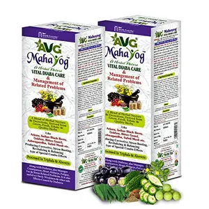 AVG Health Organics Mahayog Holistic Care Control Juice 1000 ML Super Saver Pack of 2