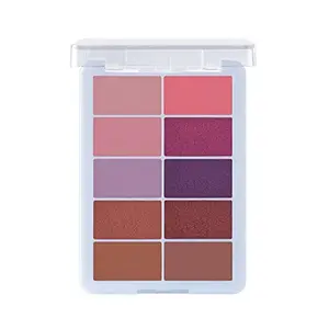 MARS Shimmer and Matte Eyeshadow Palette | 10 Highly Pigmented & Blendable Shades (10.0 gm) (SHADE-03)