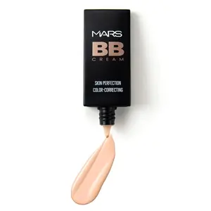 MARS LightFoundation with BB Cream Formula for Daily Use | Blendable BB Cream with Medium Coverage | Color Correction for All Skin Types (30 ml) (Medium Beige)