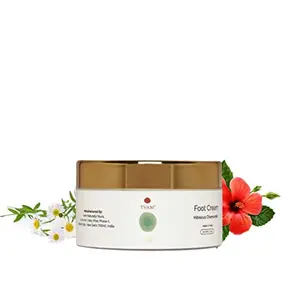 TVAM Foot Cream | Hibiscus Chamomile | For Cracks & Dryness | For Everyday use | Sulphate-free Silicone-Free - 50gm