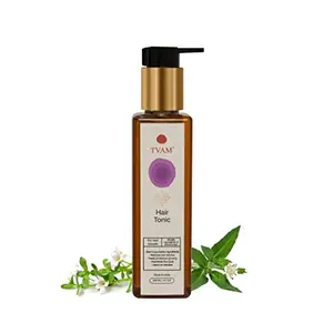 TVAM Hair Growth Tonic | Everyday Use on All Hair Types | Cooling Effect | Organically Grown Ayurvedic Herbs | Restores Repairs And Reinforces - 200ml