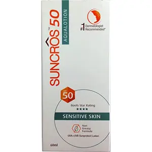 Suncros 50 Aqualotion Spf50 For Sensitive Skin - 60Ml